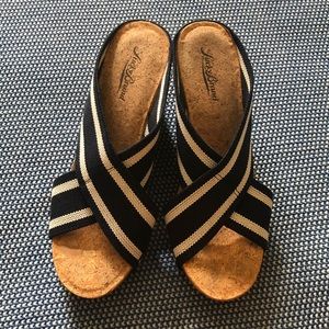 Lucky brand cork wedges